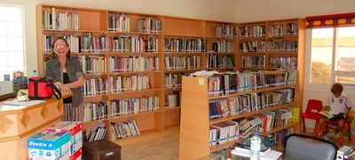 Living Water Library inside
